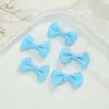 Nuevo lazo de tela color macarrón lazo para el pelo de niño cuerda para el pelo lazo decorativo semiacabado al por mayor