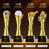 Trofeo de Cristal de Resina Nuevo 2025 Medalla Hecha a Medida Atmosférico de Gama Alta Creativo Campeón de Concurso de Canto Niños