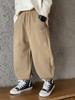 Nueva Moda Ropa para Niños 2025 por Hai Ma: Pantalones de Invierno Gruesos con Forro de Polar para Niños, Pantalones Casuales Holgados