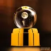Luz Noturna de Planeta com Bola de Cristal Giratória Enfeites Criativos para Mesa Artesanato Feng Shui Presentes para Professores Novos Produtos Transfronteiriços