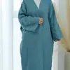 Cárdigan Elegante Holgado de Manga Larga con Bordado Loriya Talla Grande LR664