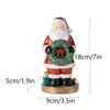Adornos de Árbol de Navidad de Resina de Santa Claus Transfronterizos Escena de Atmósfera para el Hogar Decoración Navideña Regalo Venta al por Mayor