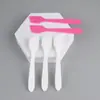 Em estoque PP colher para máscara raspador de creme creme colher para creme de esfoliação máscara de esfoliação raspador pequeno para misturar bastão aplicador de máscara de lama atacado