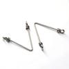 Acessórios para Equipamentos de Pesca Não Danificam o Conector da Linha Aço Inoxidável em Forma de V Puxador Grande Pesca Marítima Divisor Rápido Divisor em Forma de V