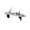 Mesa de centro Rock Board, ligera, de lujo, moderna, sencilla, de estilo italiano, para apartamentos pequeños, hogar, creativa, de forma irregular, para sala de estar.