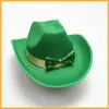 Sombrero de Fiesta Irlandés St. Trébol del Día de San Patricio con Sombrero de Barba Sombrero Alto Irlandés Sombrero de Actuación
