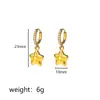 Pendientes Clásicos de Acero Inoxidable con Circonita Engastada en Garras, Transfronterizos Europeos y Americanos, Modernos, Exquisitos, de Alta Gama, Versátiles para Mujer