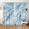 Cortinas de Balcón Negras Abstractas Moradas de Mármol Artificial con Estampado Dorado, Envío Directo Disponible, Envíenos Su Propio Diseño