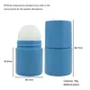 Botella Roll-On de 50ml Desodorante Antitranspirante Botella de Bola Rodante de PP Botella para Aceites Esenciales de Masaje Botella de Plástico con Tapa
