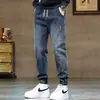 Jeans Masculino da Moda Tendência Outono e Inverno 2025 Novo Quente Casual Largo Harem Marca Calça Jogger