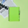 Nuevo A5 con cuaderno de espiral para bolígrafo en stock, se puede imprimir logo, bloc de notas simple, fresco, para estudiantes, libro de espiral