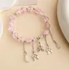 Pulsera de Joyería de Nuevo Estilo, Joyería de Cuentas de Cristal Estilo Coreano, Pareja, Estudiante, Pulsera Infantil, Joyería para Niñas al por Mayor