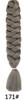 Peluca de trenza grande de color de comercio exterior xpression trenza sucia negra africana fibra química trenza grande