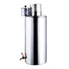 Tubo de Chimenea de Acero Inoxidable 114 de 100/70/80/9 cm para Estufa de Calefacción, Estufa de Carbón, Tubo de Escape para Estufa de Leña
