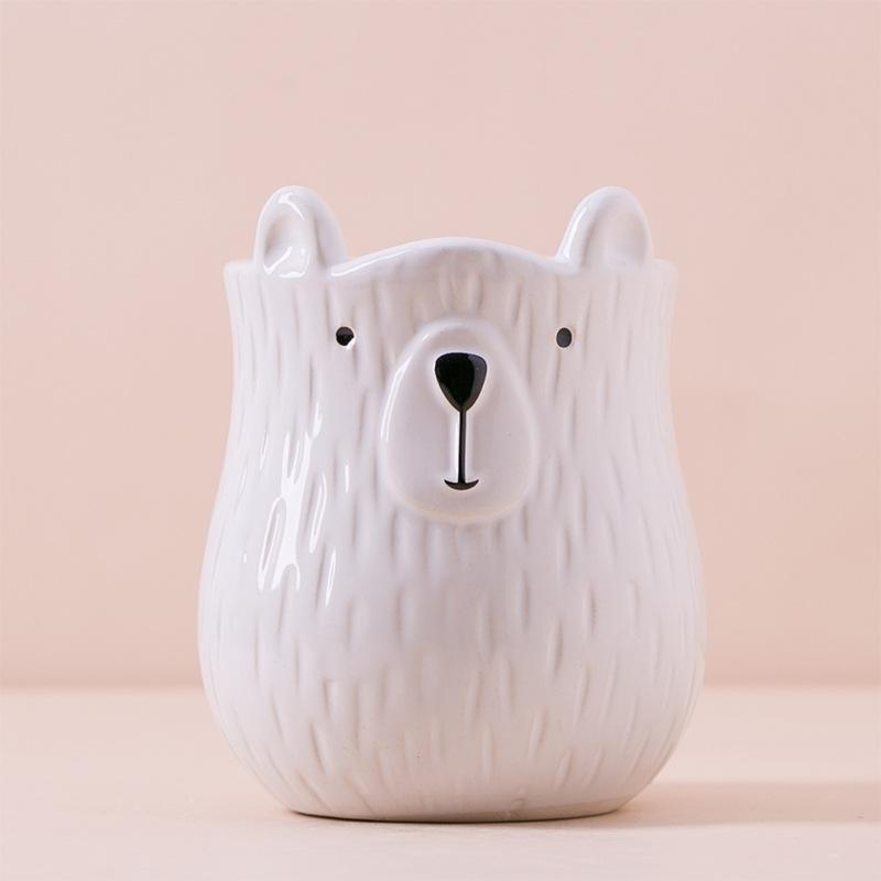 AN054 Ceramic animal cute pot1