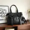 Bolso Retro Nuevo para Mujer 2026, Bolso de Hombro Cruzado de Gran Capacidad, Bolso Tote de Cuero Suave de Color Sólido, Bolso de Mano para Viajes Diarios