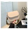 Bolso Pequeño de Color Sólido para Mujer 2024 Verano Nuevo Correa de Hombro Ancha Simple Bolso Cuadrado Pequeño de Alta Gama Combinable Bolso Bandolera de Hombro