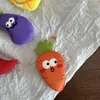 Muñeca de Peluche de Berenjena de Dibujos Animados de Verduras y Frutas Creativas Broche Accesorios DIY Llavero Colgante Accesorios Venta al por Mayor