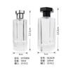 Frasco de perfume hexagonal con atomizador de 50 ml, de vidrio de alta calidad, portátil, para viaje, de 100 ml, muestra de perfume vacía, de bajo espesor.