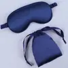 Máscara de Dormir para Olhos Dupla Face de Seda Sintética para Homens e Mulheres, Máscara de Proteção para os Olhos Bloqueadora de Luz para Aliviar o Cansaço, Proteção Ocular, Tiras Ajustáveis, Máscara de Seda