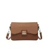 Nova Moda Primavera e Verão 2025 Estilo Coreano Bolsa Quadrada Pequena Feminina Ombro Mensageiro Casual Retro Elegante Bolsa de Axila Tofu