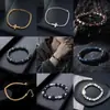Estilo europeo y americano, pulsera de acero de titanio transfronteriza que no se decolora, ajustable, con un tacto lujoso y de alta gama, adecuada tanto para hombres como para mujeres, un accesorio moderno y versátil