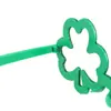 Óculos de Moda Trevo Personalidade Oca Nicho Verde Festival Fantasia Espelho Festa Adereços para Pose Estilo Masculino 179 40