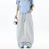 Pantalones Casuales para Exteriores Estilo Americano para Hombres y Mujeres, Verano 2026 Sueltos de Pierna Ancha Rectos Deportivos Largos para Hombres