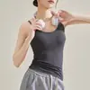 Camisola Feminina com Bojo, Adequada para Usar sob um Blazer, Peça de Verão sem Mangas, Sutiã Integrado com Lindo Design nas Costas 2026
