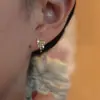 "Cuerdas de Música" Pendientes Minimalistas de Borla Plateada, Diseño Nicho Estilo Coreano, Accesorios para Orejas Versátiles y Dinámicos