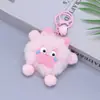Muñeco de Peluche Figura de Estudiante Colgante de Campana Capibara Lindo Accesorio DIY Dopamina Llavero para Mochila