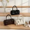 Bolsa de Bolos Retro de Gran Capacidad Transfronteriza para Mujer, Bolso de Hombro de Alta Gama para Viajes Diarios, Diseño de Nicho, Bolso Cruzado de Moda