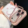 Adecuado para Apple 18 Pro Max, funda de teléfono magnética transparente, soporte para lente de iPhone 17, 16 anticaídas, 15 funda protectora