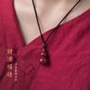 Colgante de calabaza cinabrio del Año del Conejo para hombres y mujeres, collar pequeño con colgante para teléfono móvil, llavero para coche, joyería colgante, regalo creativo