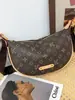Cross2026 Invierno Nuevo Bolso de Bollo con Correa Ancha Diseño de Nicho para Mujer Bolso de Hombro Único con Estampado Retro Bolso Cruzado
