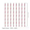 Nova Decoração de Festa Temática Laço Rosa Cereja Suprimentos Festa de Menina Verão Bandeira Bandeirola Prato de Papel