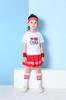 Uniforme de basquete infantil de verão terno de manga curta infantil infantil jardim de infância escola primária e secundária cheerleading uniforme