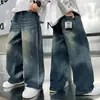 Ropa para Niños para Niños, Pantalones Elegantes de Primavera y Otoño, Nueva Colección de Otoño 2026, Jeans Sueltos Casuales para Niños Mayores, Modernos