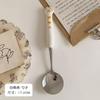 Colher de Sobremesa de Natal de Aço Inoxidável para Mexer Louça de Alto Valor Estilo Japonês Atacado Menina Fofa Colher de Cerâmica