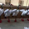 Changshou Suministros Funerarios Fabricante de Grullas de Papel Grullas de Papel al por Mayor Grullas Voladoras Grullas Blancas con Pelusa al por Mayor