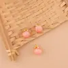 Liga Vidro Pêssego Abóbora Contas Pingente DIY Acessórios de Vidro Feitos à Mão Material Acessórios Estilo Antigo Dinastia Han Botões