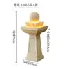 Fuente de Agua Giratoria Feng Shui Estilo Europeo Grande Transfronteriza Pecera Humidificador Adornos Bola Redonda Decoraciones para Sala de Estar Oficina