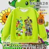 Plantas vs. Ropa Periférica de Zombies Caricatura Pistaplantas Sudadera Infantil Sudadera de Manga Larga Otoño/Invierno Top para Niños