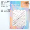 Novos Adesivos de Sobrancelha Transfronteiriços Pulseira Três em Um Decoração para Olhos e Rosto Adesivos de Diamante Borboleta Flor Adesivos Criativos de Beleza para Crianças