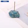 Soporte para Incienso de Piedra Cruda de Cristal Natural Decoración del Hogar Piedra de Aromaterapia Quemador de Incienso para Ofrenda a Buda Base de Soporte para Incienso Accesorios de Muebles de Cristal