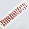 Colección de 2 Tiras Desgastables Ojo de Gato Color Nude para Manicura al por Mayor 30 Piezas Código Classy Parches Desmontables para Uñas Postizas