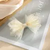 Sandalias de Tacón Alto con Malla y Lazo de Perlas para Mujer Zapatos Flor DIY Adornos para el Cabello Joyería Accesorios Stock Listo Venta al por Mayor