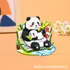 Ímãs de Geladeira de Cidade, Panda, Atrações Culturais e Criativas, Decoração Magnética para Casa, Artesanato Requintado em Resina, Lembranças de Viagem de Sichuan