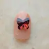 Arte de Uñas Grande, Mediano y Pequeño Mariposa de Cristal Fondo Puntiagudo Diamante Super Brillante Diamante para Uñas Diamante para Uñas Multicolor Joyería de Uñas Diamante de Mariposa Popular
