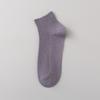 Calcetines cortos para hombre desodorantes absorbentes de sudor verano color sólido calcetines de algodón Zhuji tubo corto fino algodón peinado doble aguja calcetines para hombre al por mayor